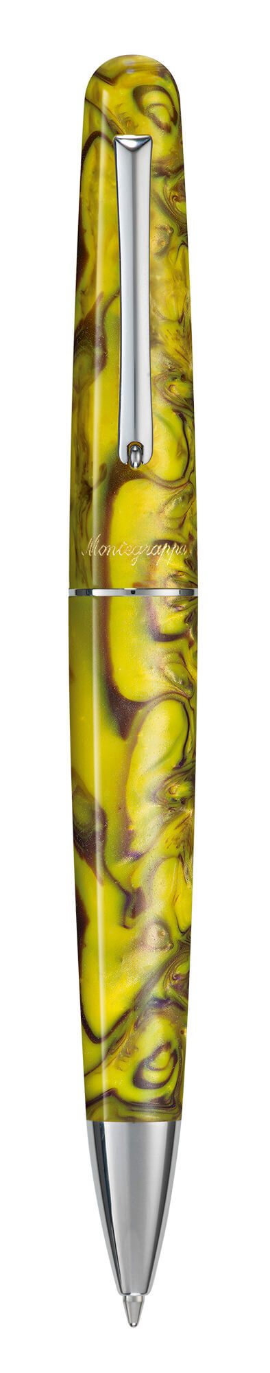 

Подарочная шариковая ручка Montegrappa ELMO 01 Желтый Ирис желто-черная, ELMO 01
