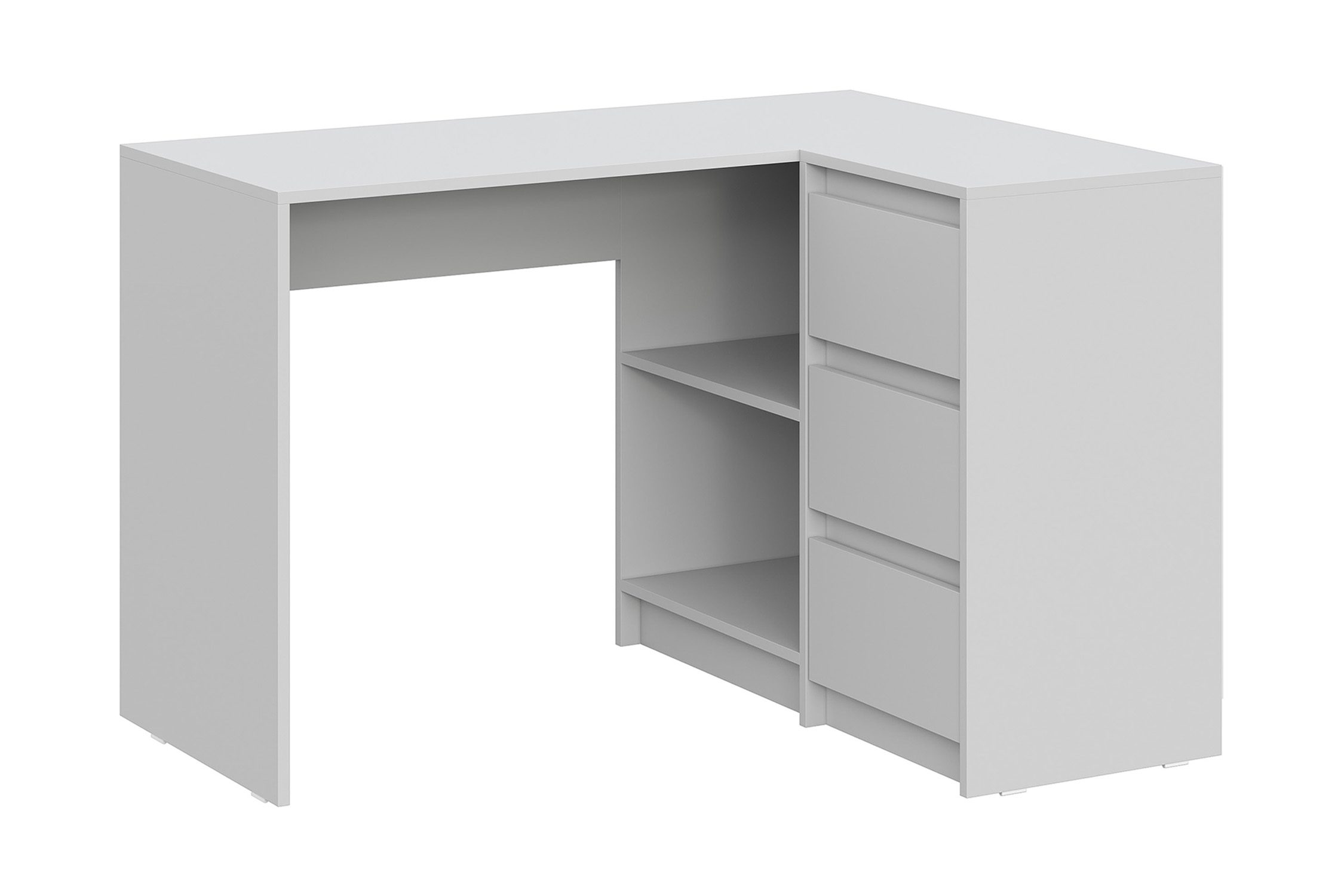 Стол письменный угловой НОНТОН Айден 1172х90х77 см серый 6890₽