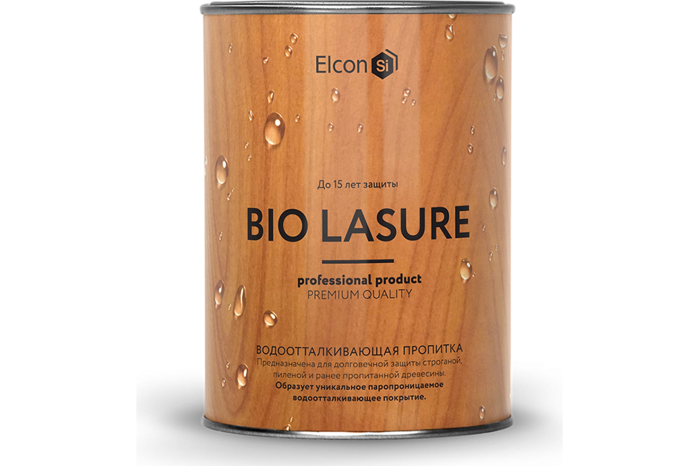 Антисептик для дерева Elcon Bio Lasure для дерева (каштан; 0.9 л) 00-00461940 elcon антисептик для дерева bio lasure каштан 0 9 л 00 00461940