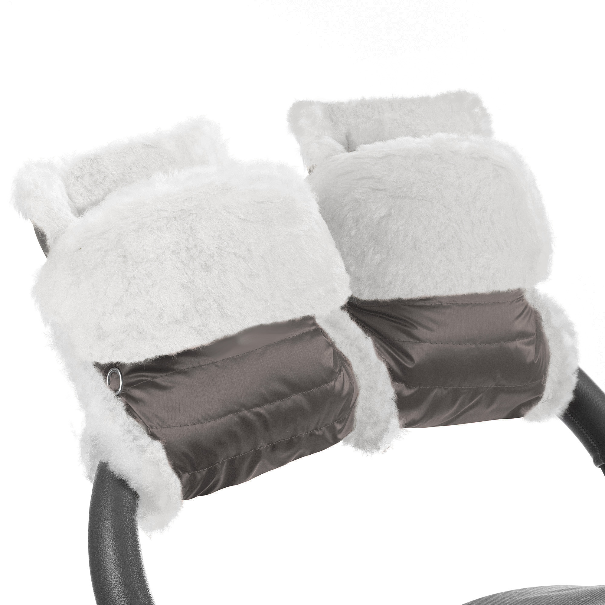 Муфта-рукавички для коляски Esspero Christer Almond Натуральная шерсть конверт в коляску esspero markus almond 100% шерсть