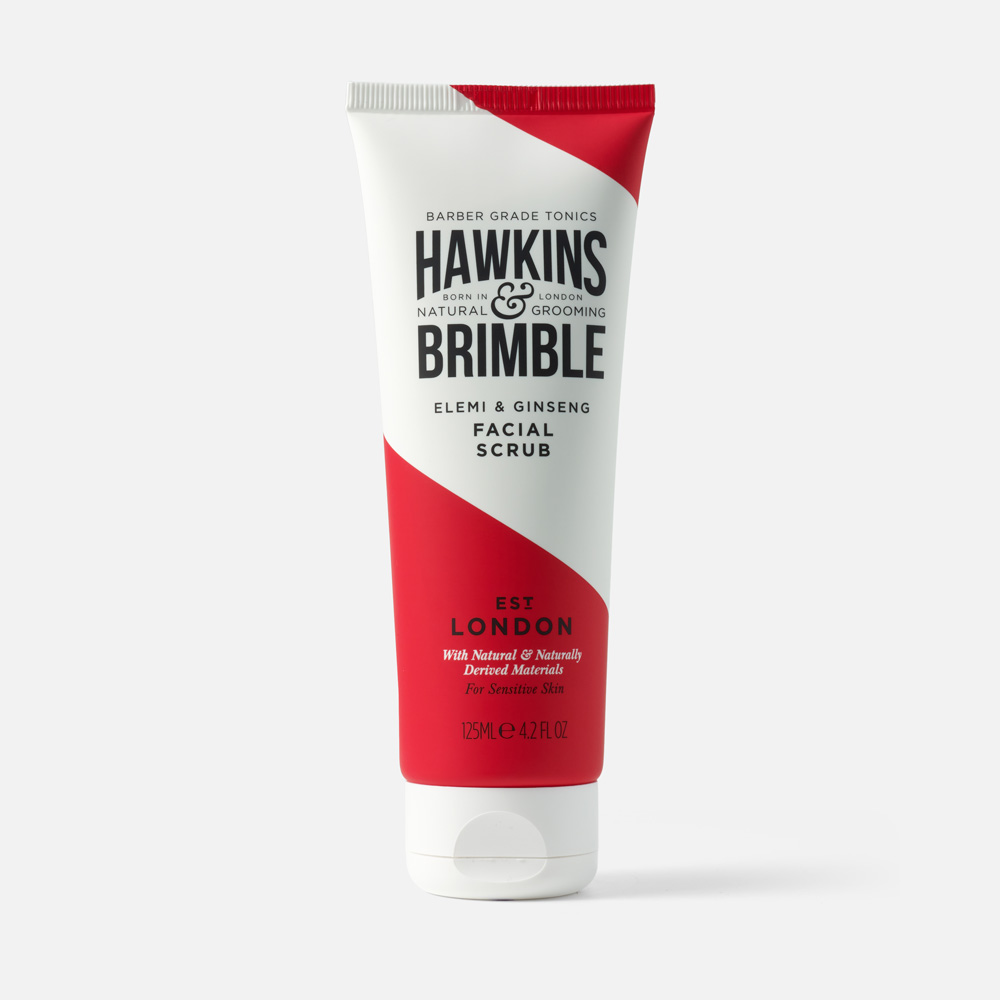 Скраб для лица Hawkins & Brimble мужской, 125 мл seacare крем для лица увлажняющий и выравнивающий мужской 50