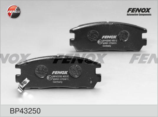 

Тормозные колодки FENOX дисковые BP43250