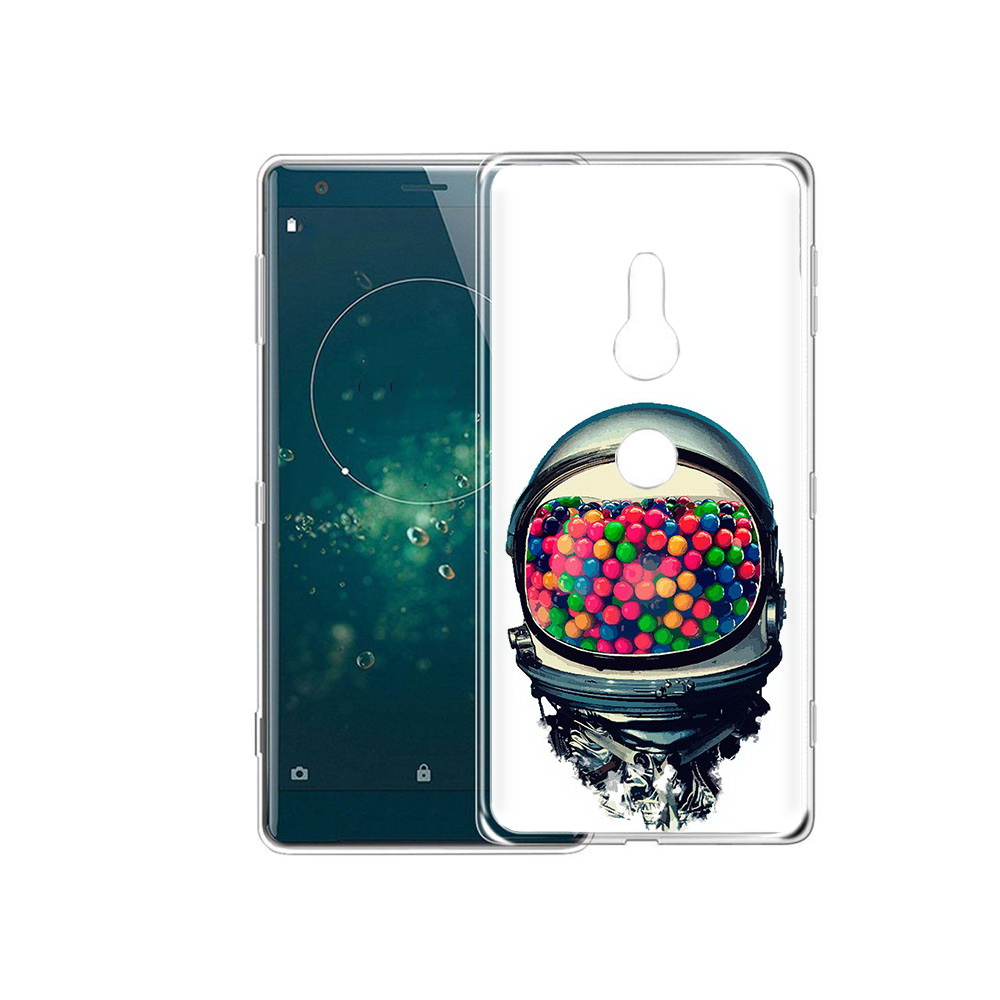 

Чехол MyPads Tocco для Sony Xperia XZ2 шлем космонавта, Прозрачный, Tocco