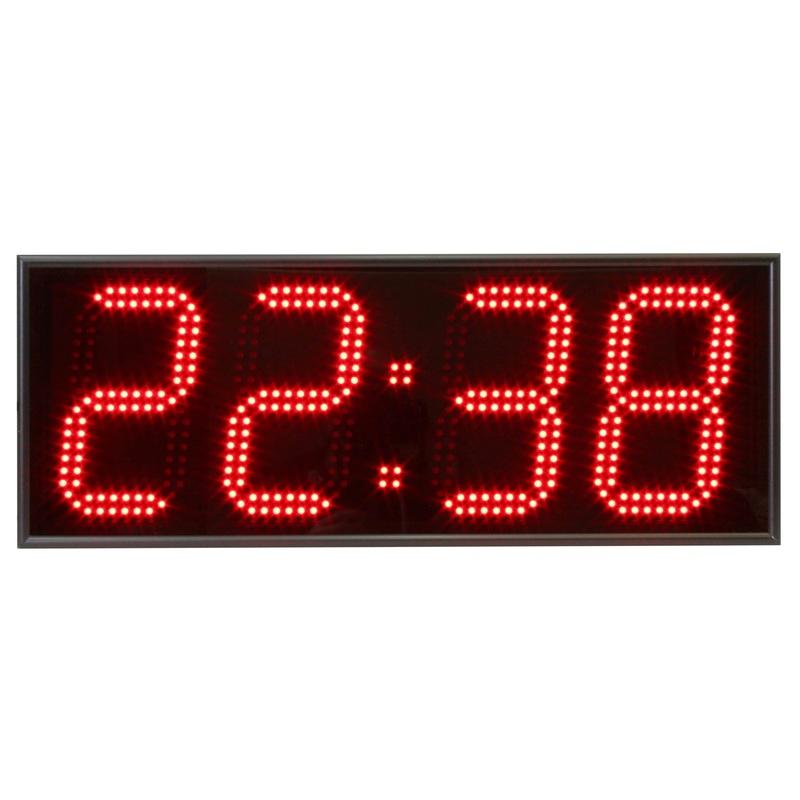 Часы настенные цифровые Импульс Электронное табло 418-T-ER2, 60x23x6.5см