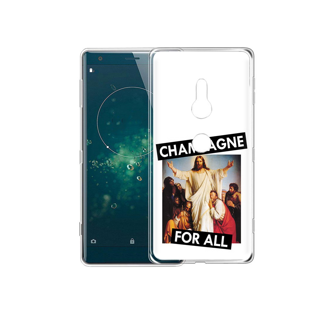

Чехол MyPads Tocco для Sony Xperia XZ2 шампанское, Прозрачный, Tocco