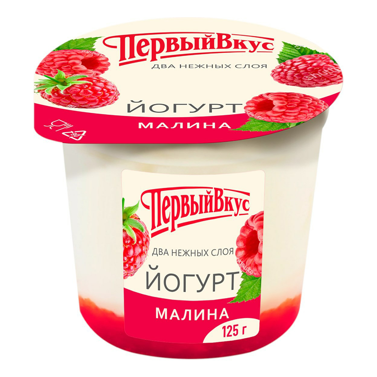 

Йогурт Первый вкус малина 6% 125 г