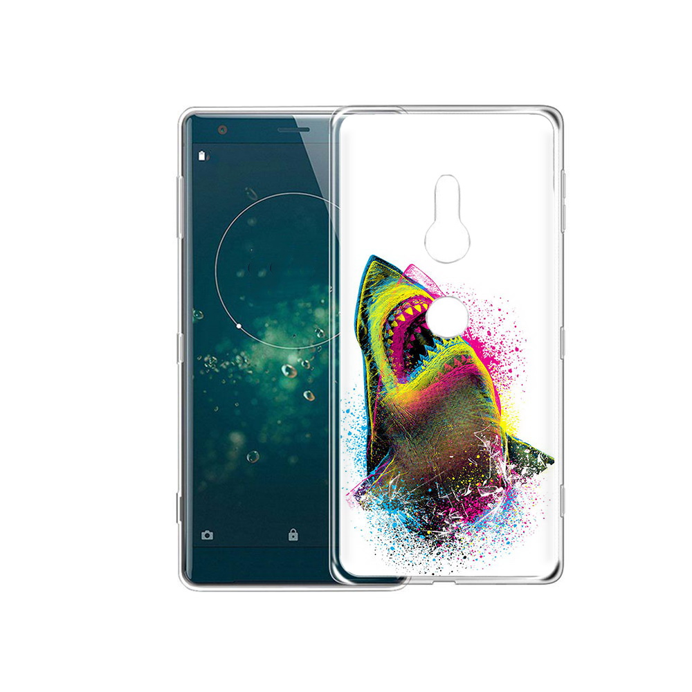 

Чехол MyPads Tocco для Sony Xperia XZ2 челюсти-2, Прозрачный, Tocco
