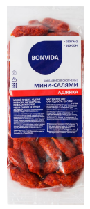 Колбаски сырокопченые Bonvida Мини-салями со вкусом аджики 500 г