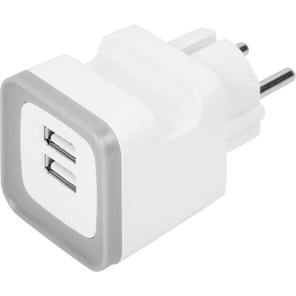 

Сетевое зарядное устройство Electraline 2.4 А, белый