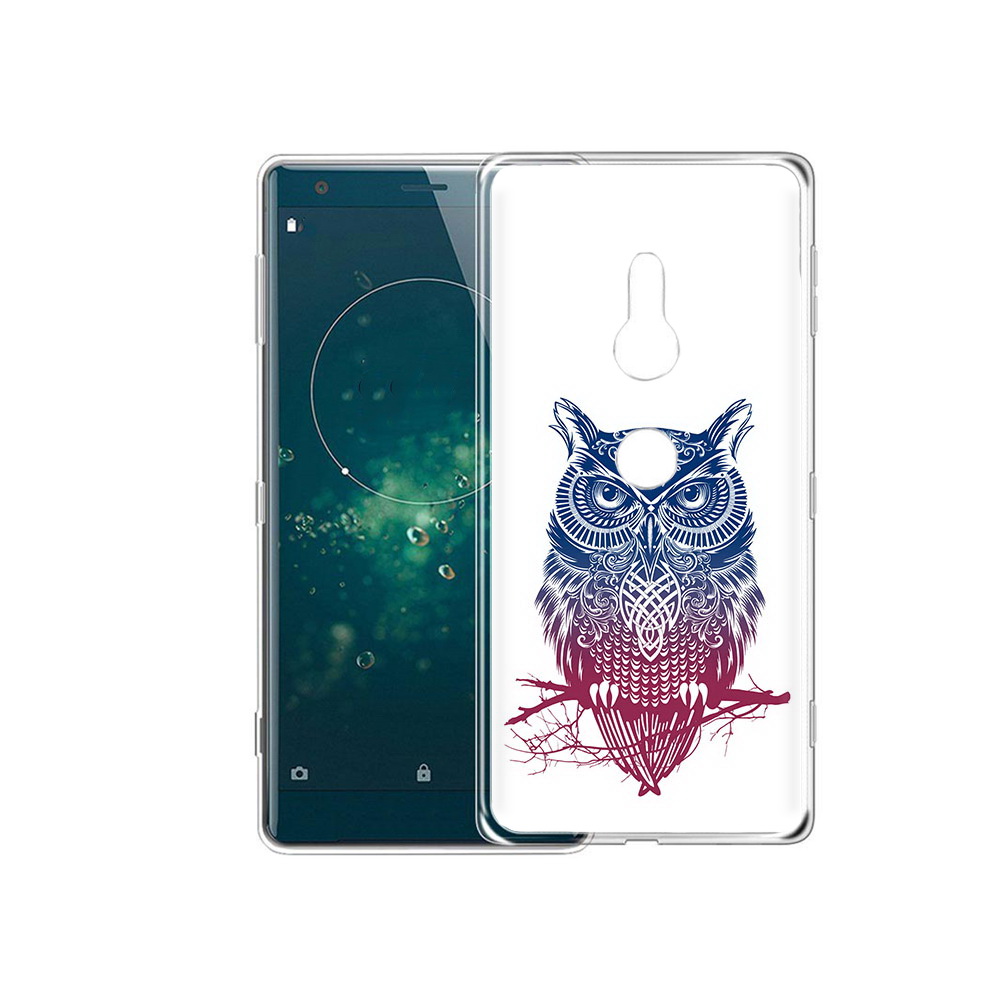 

Чехол MyPads Tocco для Sony Xperia XZ2 хиппи сова, Прозрачный, Tocco