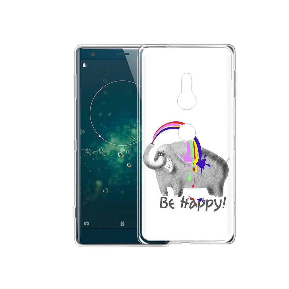 

Чехол MyPads Tocco для Sony Xperia XZ2 счастливый слон, Прозрачный, Tocco