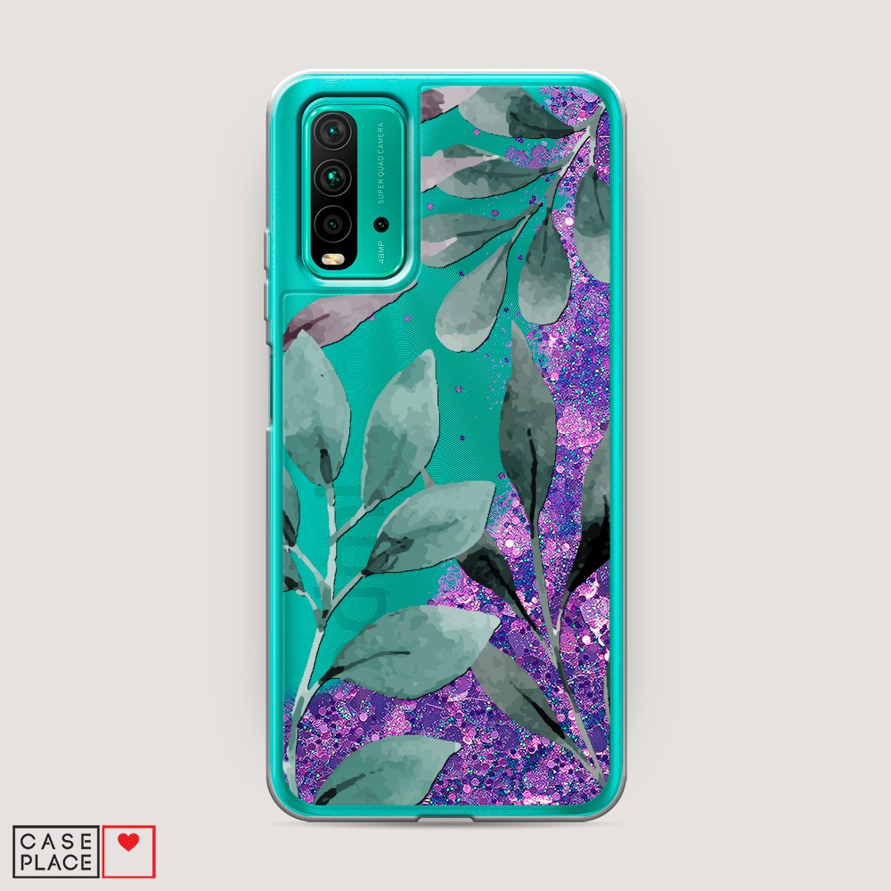 

Чехол Awog на Xiaomi Redmi 9T "Листы цветов", Разноцветный, 39892-1