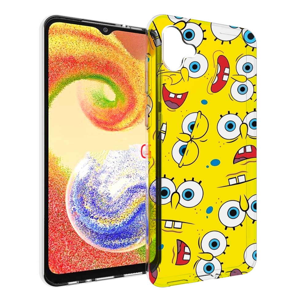 

Чехол MyPads много-спанч-боба для Samsung Galaxy A04, Прозрачный, Tocco