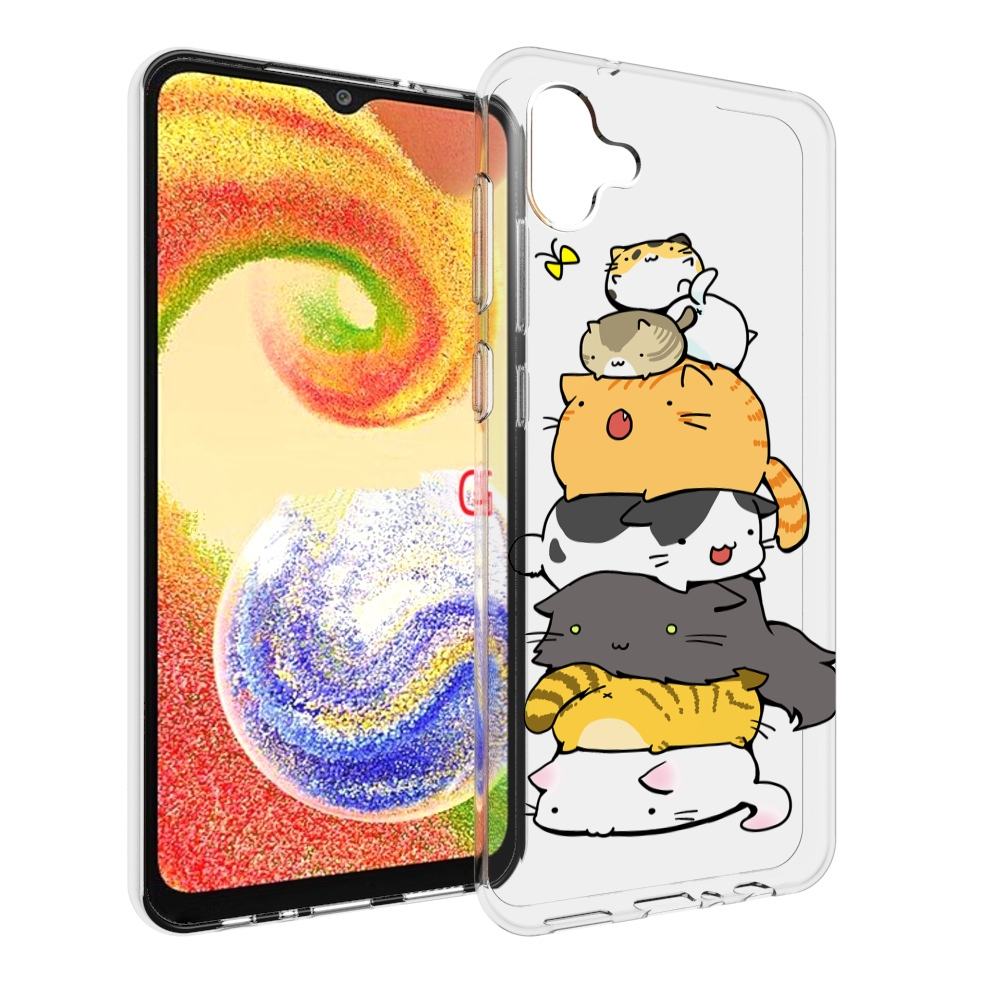 

Чехол MyPads много-маленьких-котиков для Samsung Galaxy A04, Прозрачный, Tocco