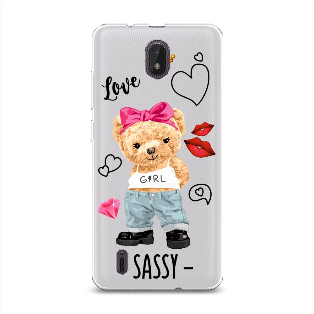 

Чехол на Nokia C01 Plus "Sugar Mommy", Голубой;белый;розовый, 125250-6