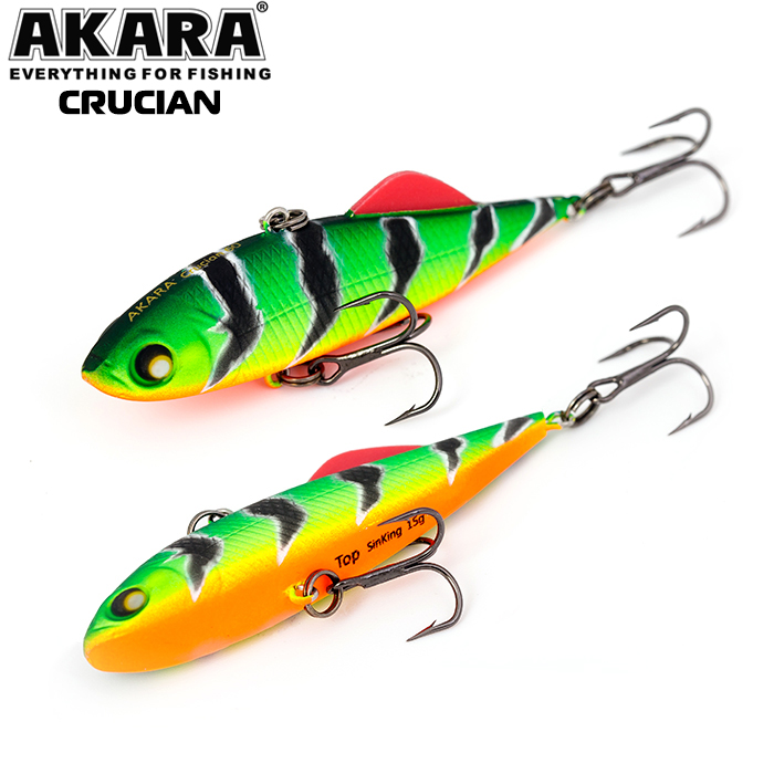 

Воблер Akara раттлин Crucian 60 CR60-A107, Зеленый, Crucian 60