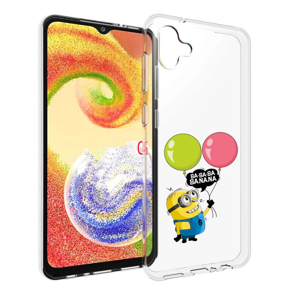 

Чехол MyPads миньон-с-шариками для Samsung Galaxy A04, Прозрачный, Tocco