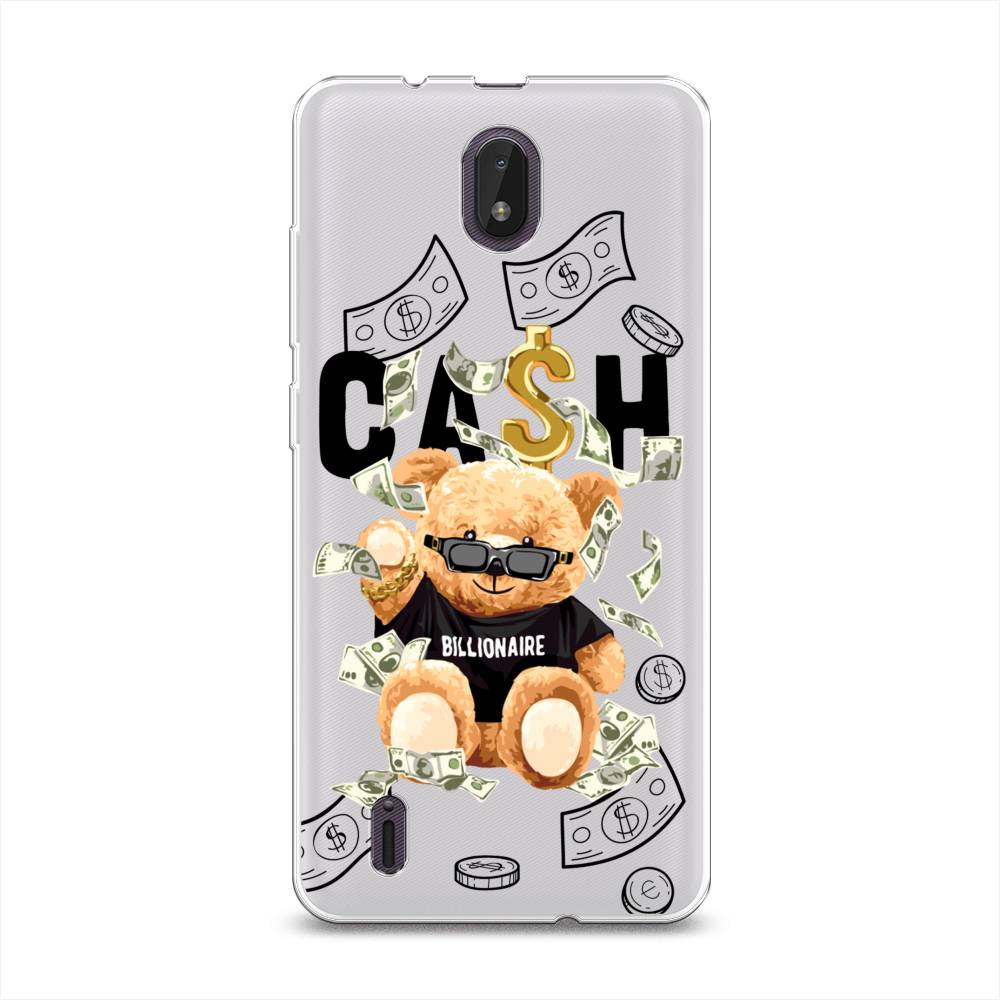 

Чехол на Nokia C01 Plus "Big cash", Черный;серый;бежевый, 125250-6