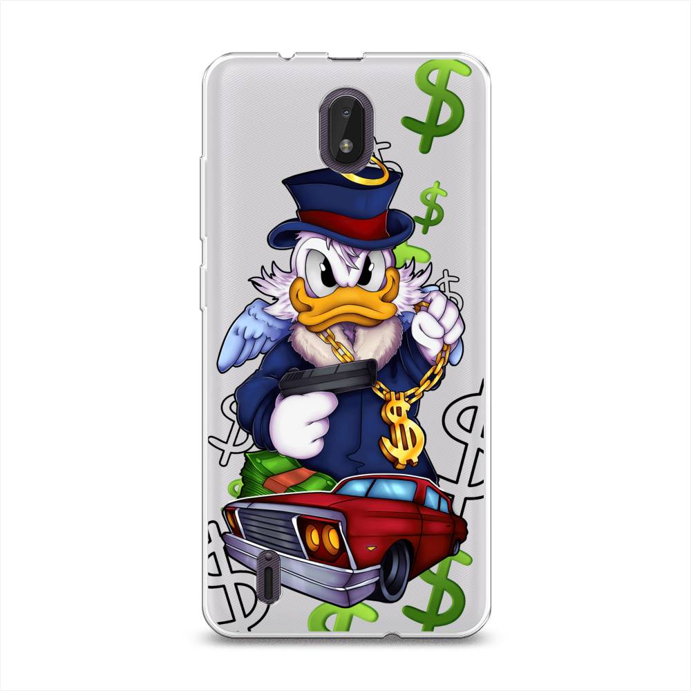 

Чехол на Nokia C01 Plus "Scrooge McDuck with a Gold Chain", Красный;синий;белый, 125250-6