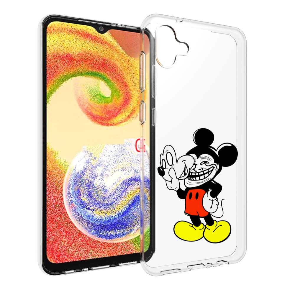 

Чехол MyPads микки-маус-троллер для Samsung Galaxy A04, Прозрачный, Tocco