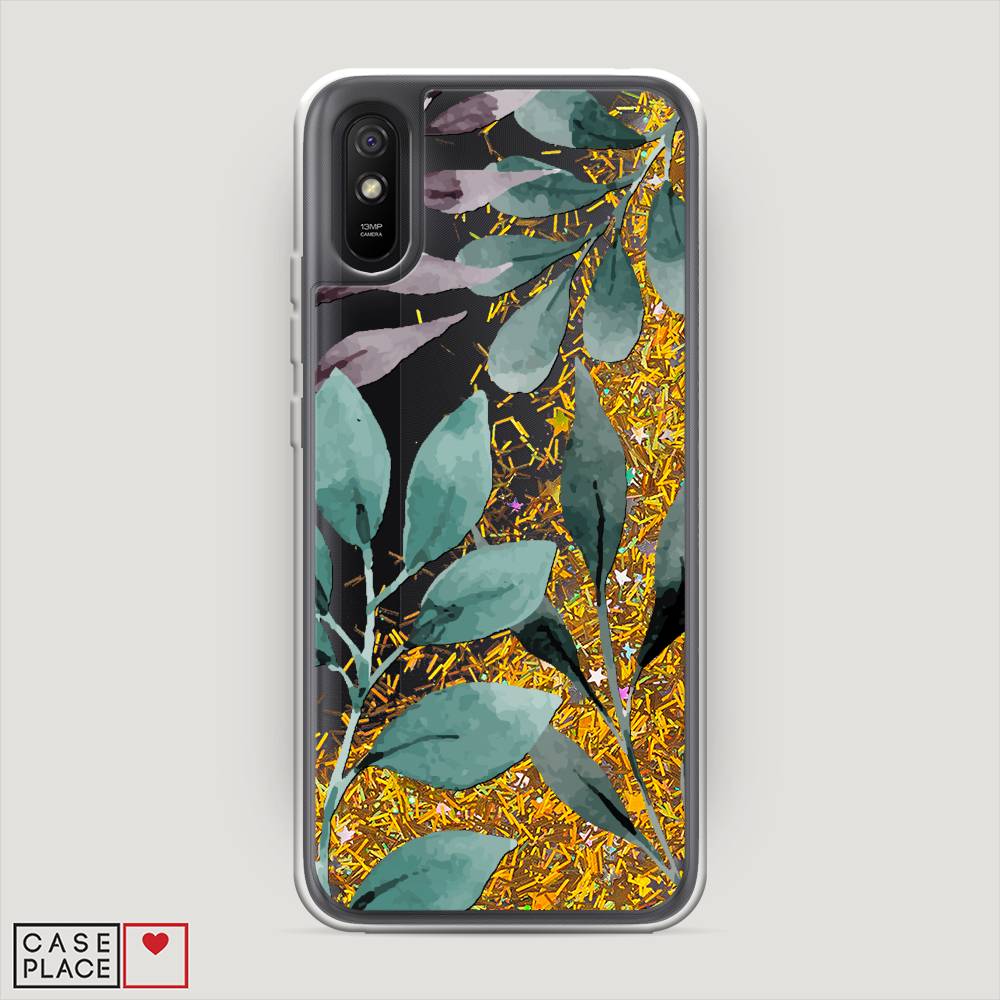 

Чехол Awog на Xiaomi Redmi 9A "Листы цветов", Разноцветный, 38990-1