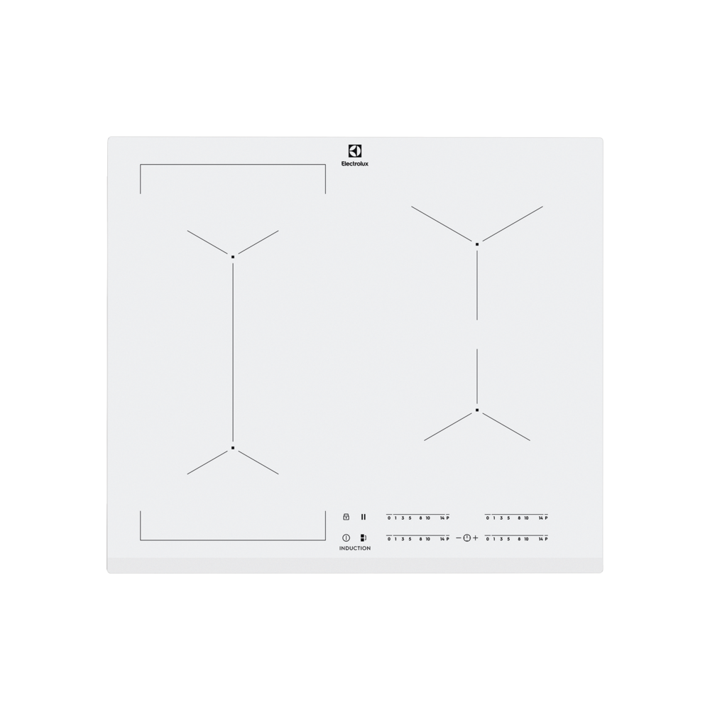 Встраиваемая варочная панель индукционная Electrolux EIV63440BW белый