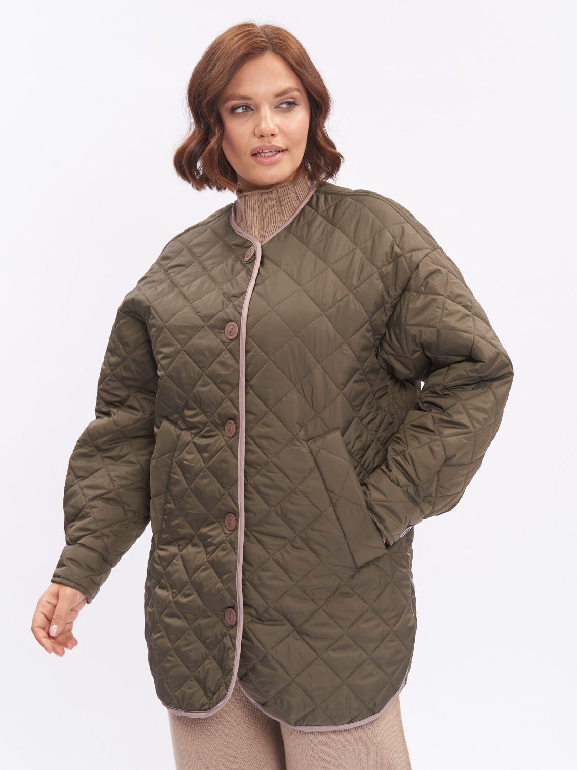 

Куртка женская ARTESSA KR14033 зеленая 52-54 RU, Зеленый, KR14033