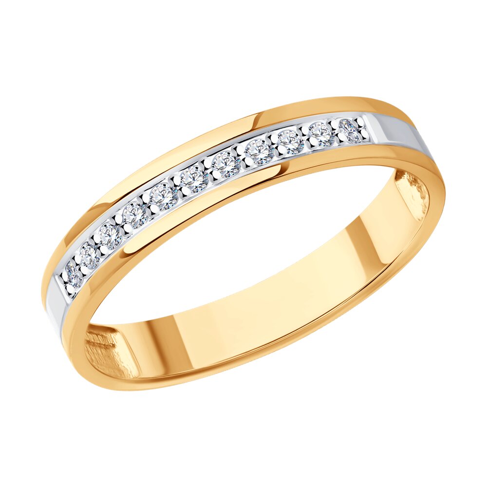 

Кольцо из золота р. 15,5 SOKOLOV Diamonds 1110222, бриллиант, 1110222