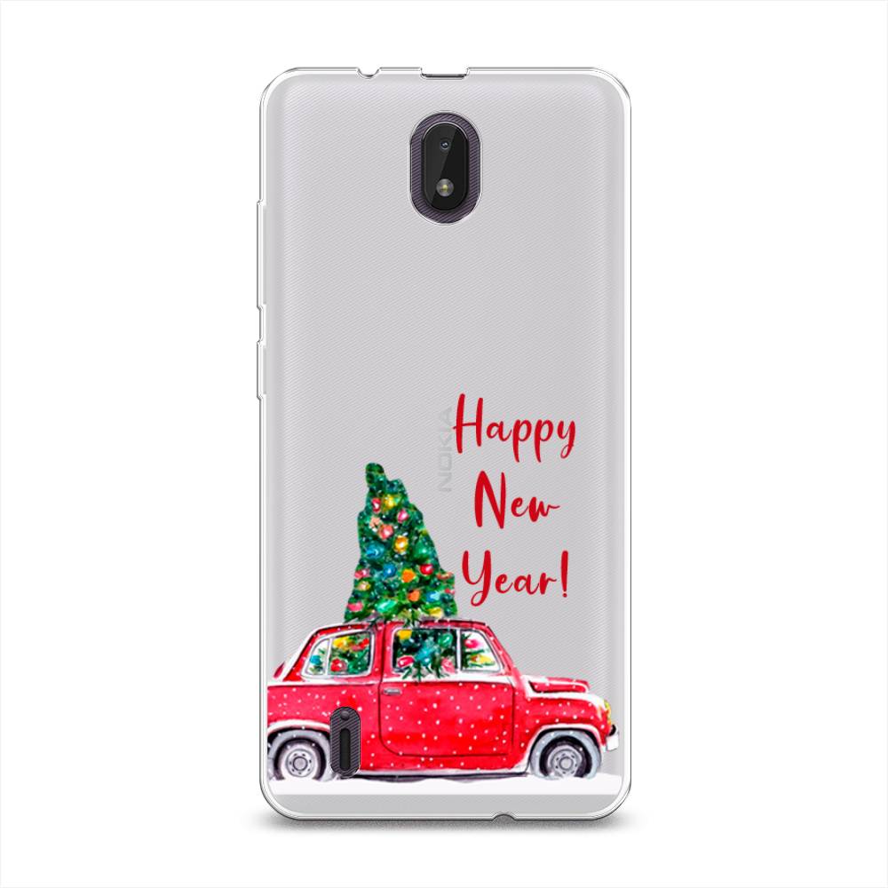 

Чехол на Nokia C01 Plus "Happy New Year", Красный;зеленый, 125250-5