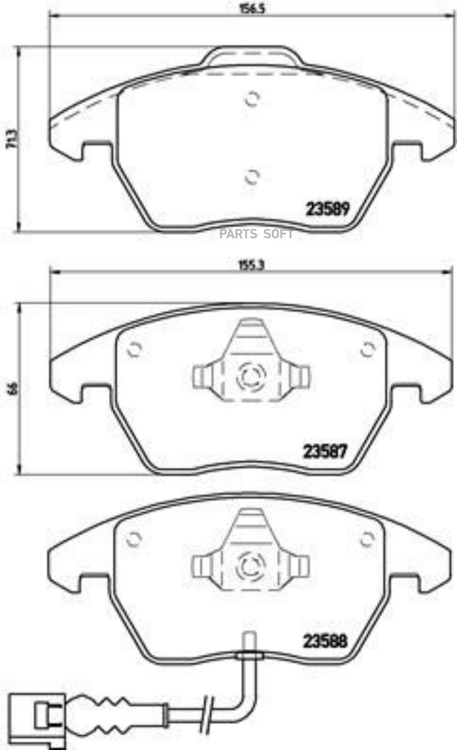 

Колодки дисковые передние XTRA Audi A3 диск 15'/16', VW Golf V 1.4-2.0TD диск 15' P85075X, P85075X колодки дисковые передние XTRA Audi A3 диск 15'/16', VW Golf V 1.4-2.0TD диск 15' 03>