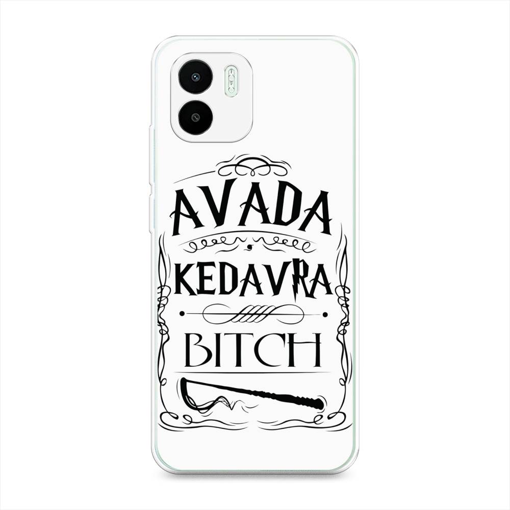 

Чехол на Xiaomi Redmi A1 "Avada kedavra bitch", Белый;серый;черный, 316350-6