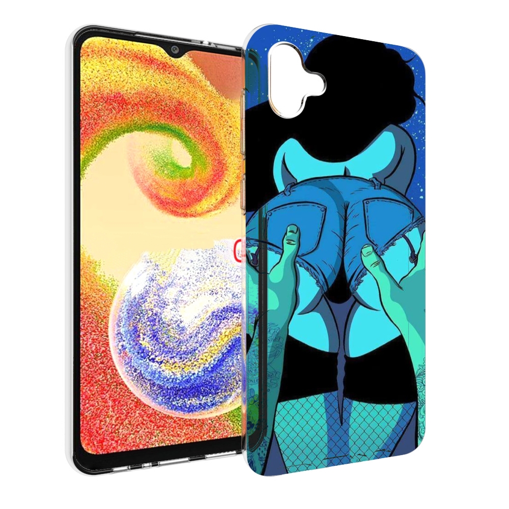

Чехол MyPads любитель потрогать для Samsung Galaxy A04, Прозрачный, Tocco