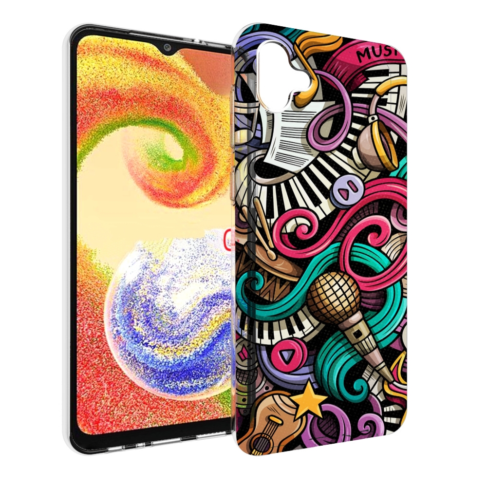 

Чехол MyPads любимая-музыка для Samsung Galaxy A04, Прозрачный, Tocco
