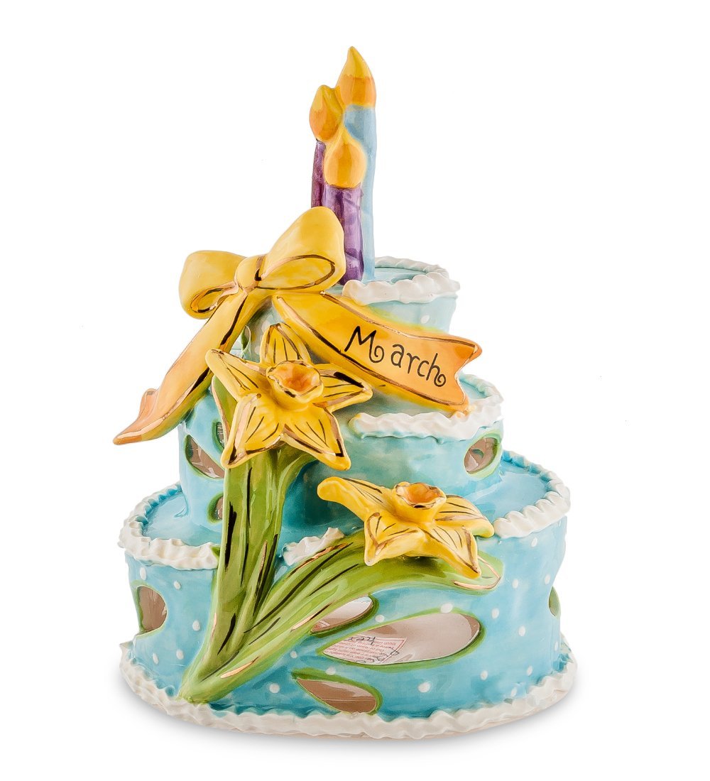 

Подсвечник Мартовский торт, Голубой, AT1973039