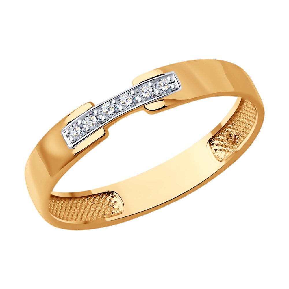 

Кольцо из золота р. 17,5 SOKOLOV Diamonds 1110217, бриллиант, 1110217