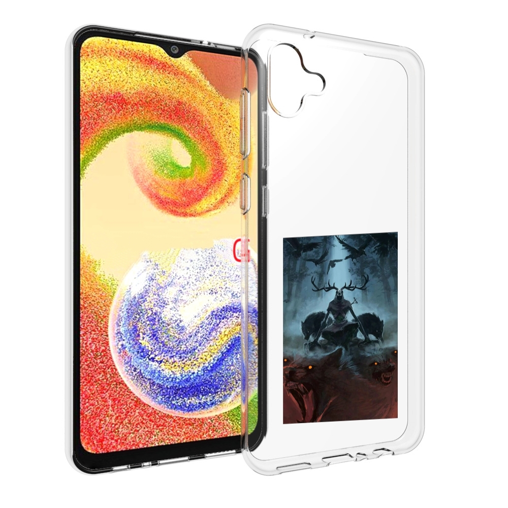 

Чехол MyPads лось демон для Samsung Galaxy A04, Прозрачный, Tocco