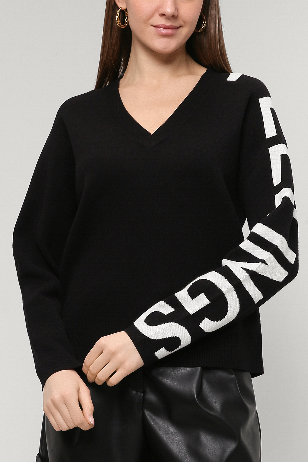 Пуловер женский Comma Casual Identity 2107450 черный 40