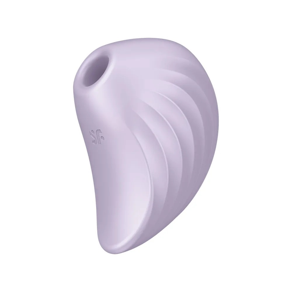 фото Вакуумный стимулятор клитора с вибрацией satisfyer pearl diver, фиолетовый