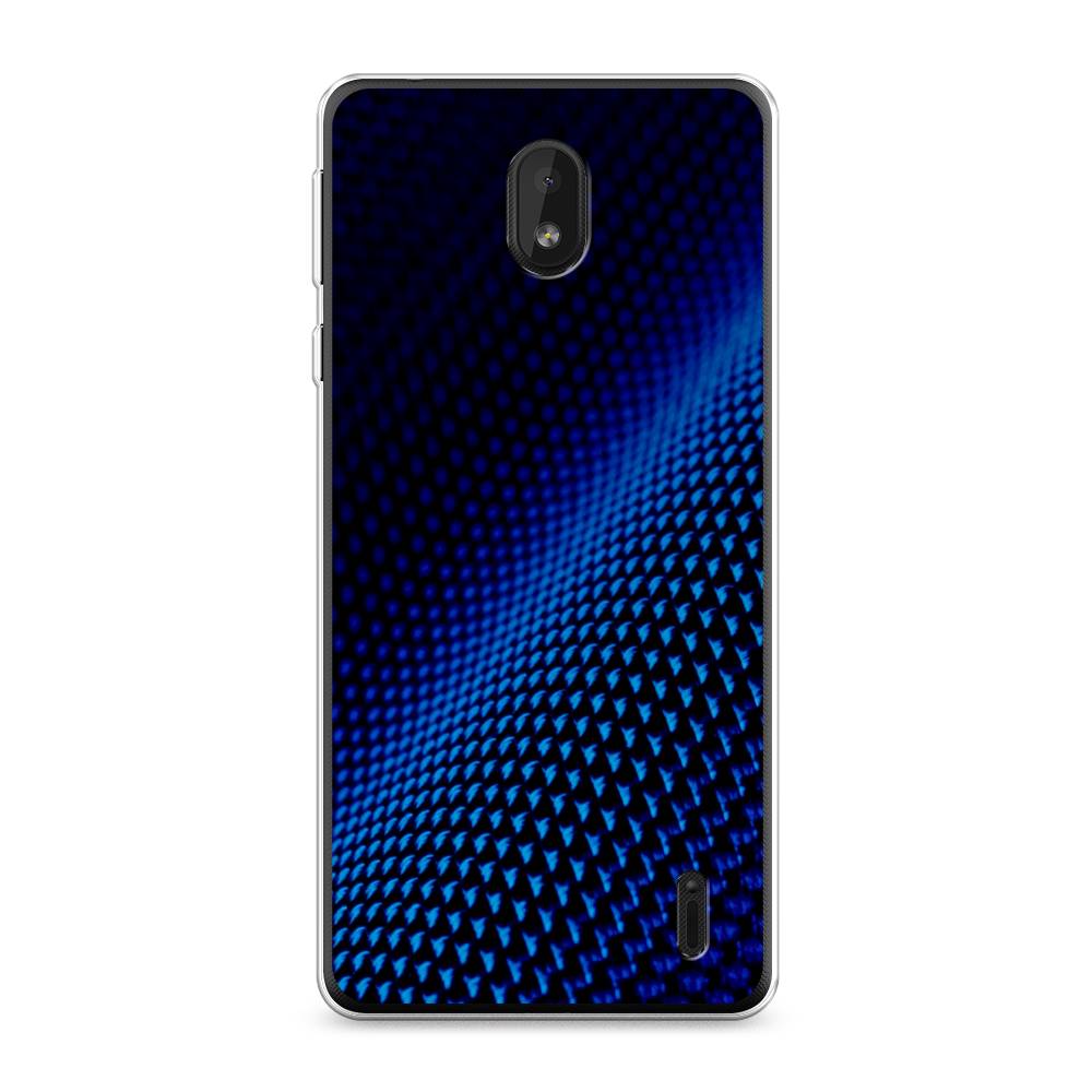 

Чехол Awog на Nokia 1 Plus / Нокиа 1 Plus "Синий карбон", 122750-3