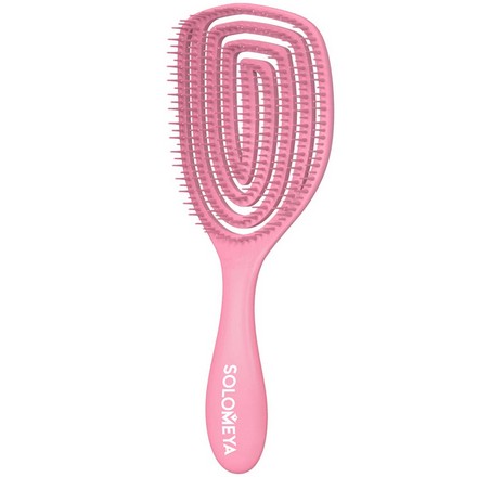 Расческа для волос SOLOMEYA Oval Strawberry для сухих и влажных волос щипцы для снятия наращенных волос extensions shop shsn