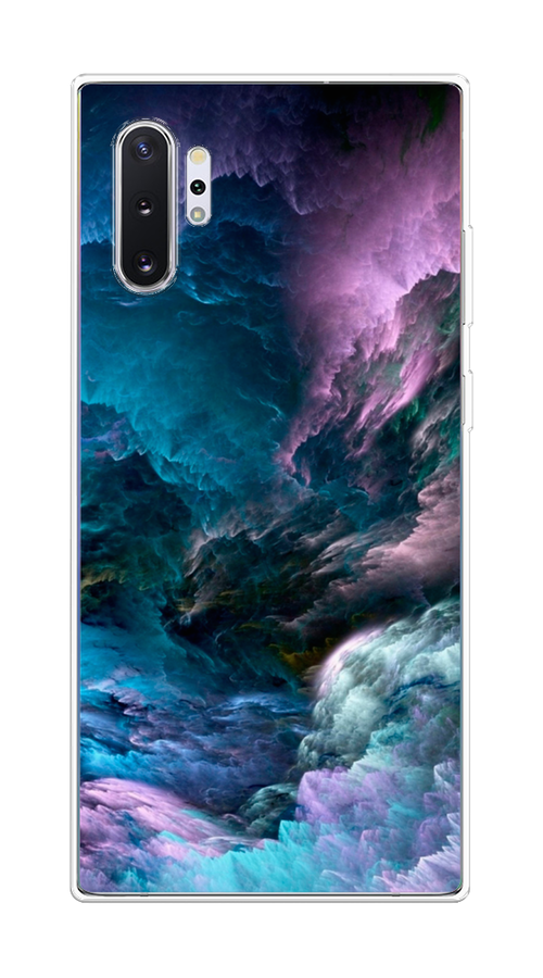 

Чехол на Samsung Galaxy Note 10 Plus "Загадочное небо", Синий;фиолетовый, 28550-2