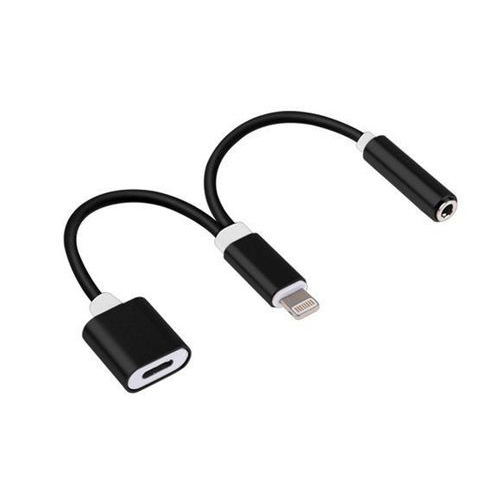 

Переходник USB Cablexpert, Lightning M/Jack3.5F+ Lightning F черный (CCA-LM3.5F-02)