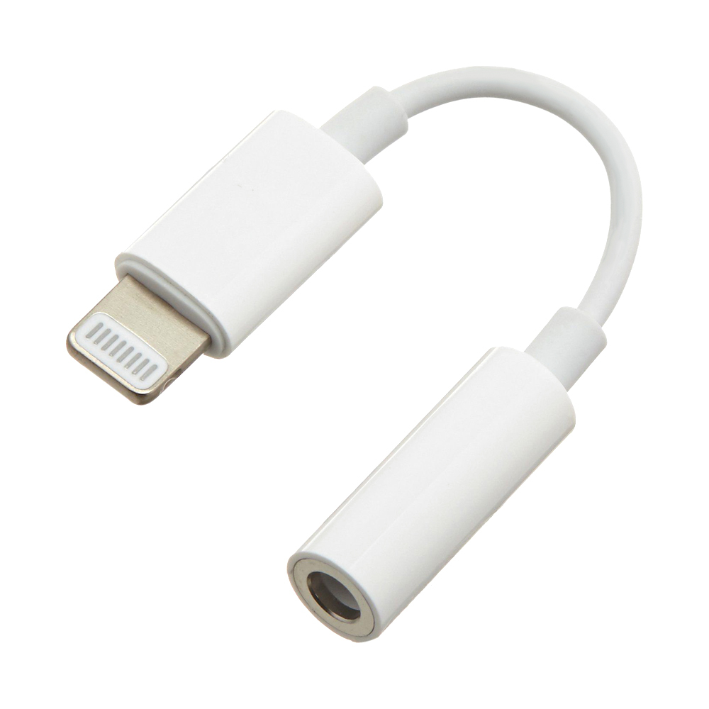 Переходник USB Cablexpert, Lightning/Jack3.5F белый (CCA-LM3.5F-01-W)