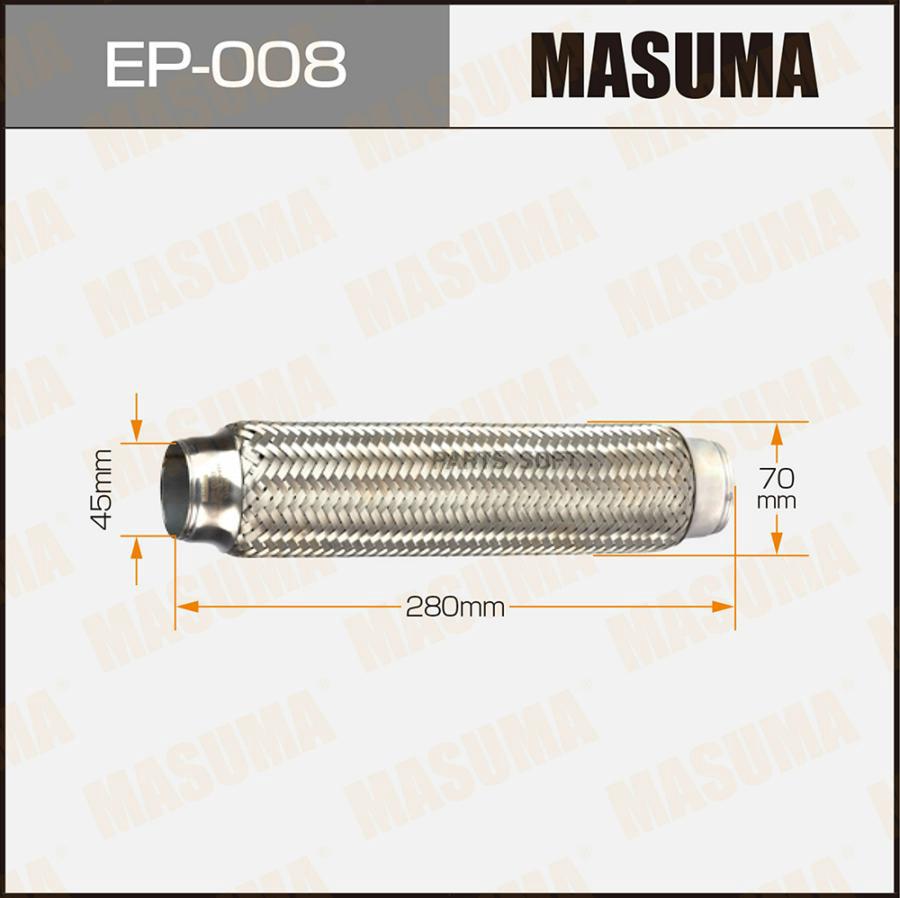 

MASUMA EP-008 Гофра глушителя 45x28 1шт