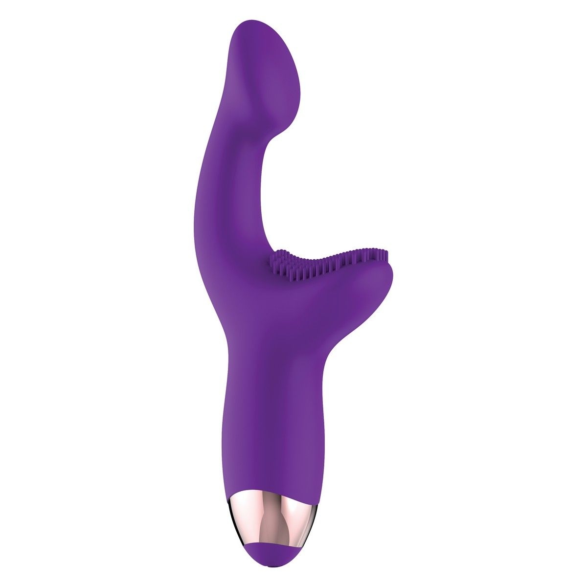 фото Фиолетовый массажёр для g-точки g-spot pleaser - 19 см. фиолетовый adam & eve