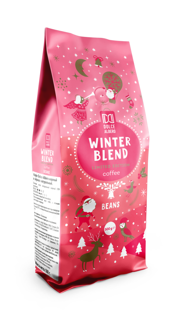

Кофе Dolce Albero Winter blend зерновой жареный натуральный 500 г