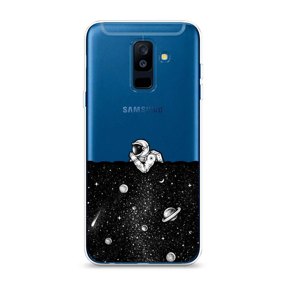 

Чехол Awog на Samsung Galaxy A6 + "Космический сон", Серый, 26050-4