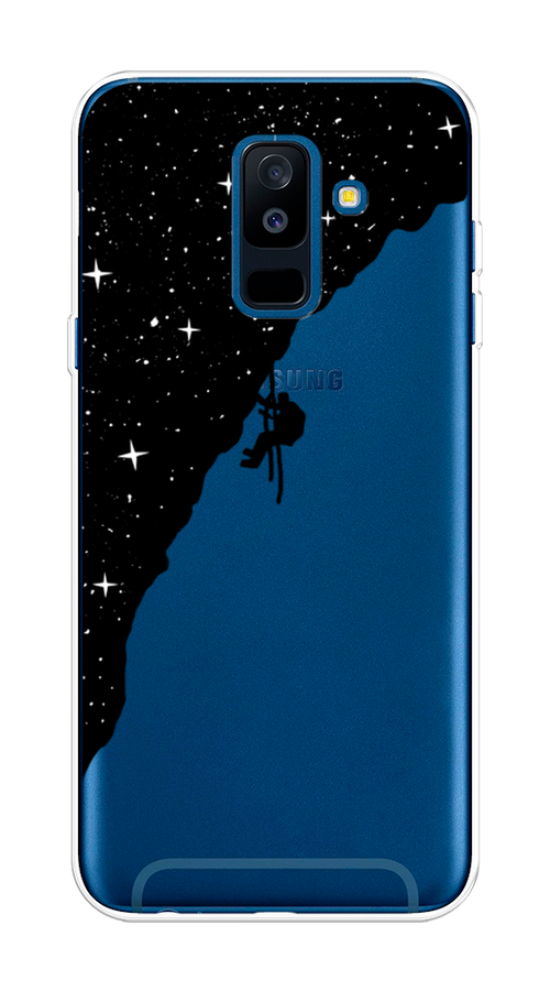 

Чехол Awog на Samsung Galaxy A6 + "Скалолаз в космосе", Черный;белый;бежевый, 26050-4