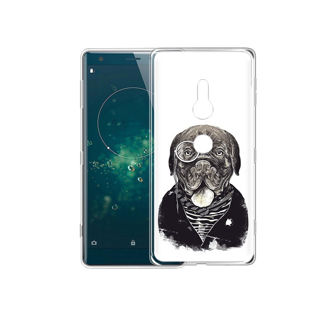 

Чехол MyPads Tocco для Sony Xperia XZ2 солидный песик, Прозрачный, Tocco