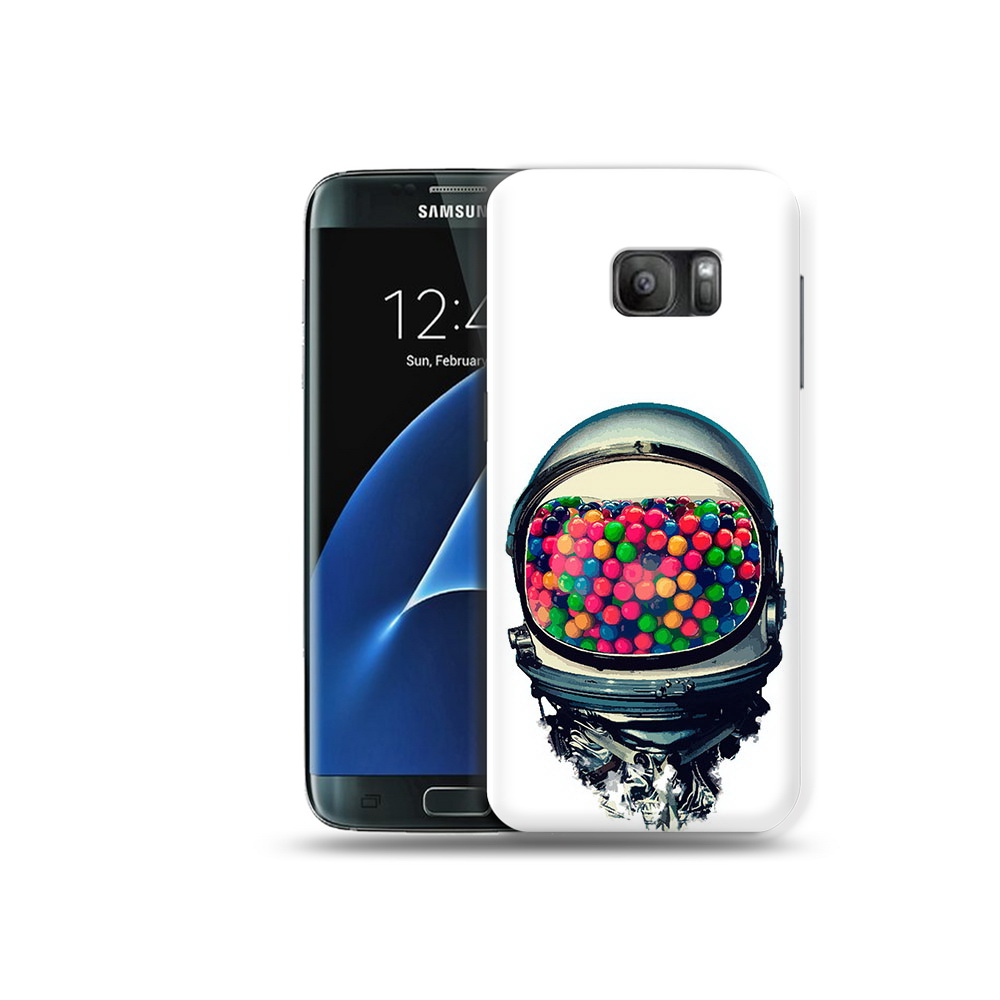 

Чехол MyPads Tocco для Samsung Galaxy S7 шлем космонавта, Прозрачный, Tocco